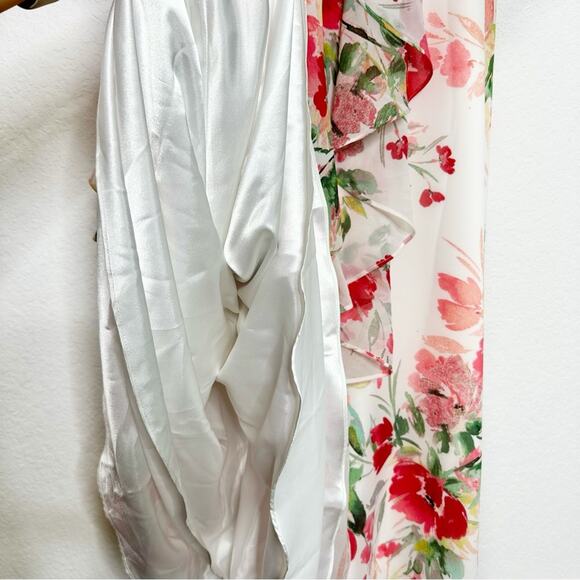 Calvin Klein Floral Maxi Dress Size 10 - Picture 6 of 7